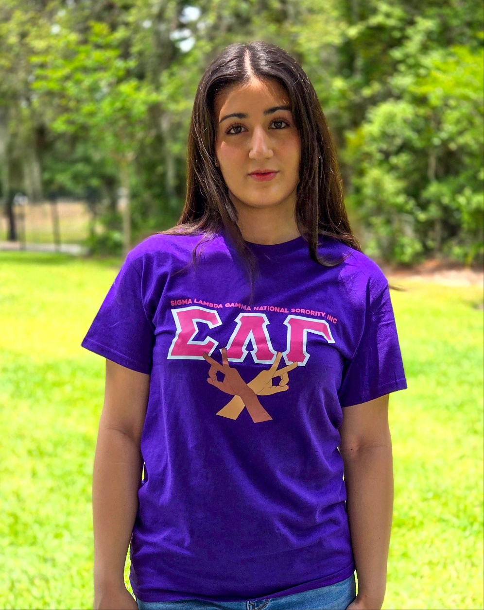 SLG Lettered Tee | Sigma Lambda Gamma