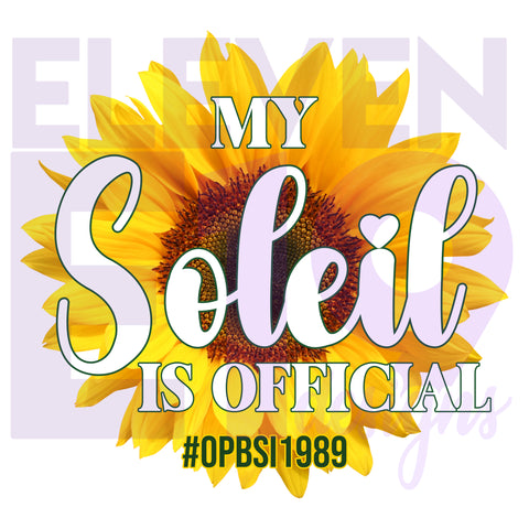 My Soleil Is Official Cropped | Omega Phi Beta