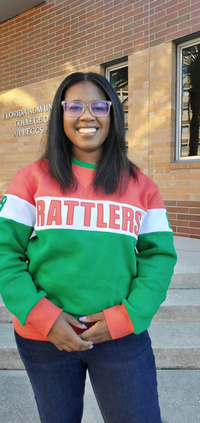 FAMU Color Block Sweatshirt | Florida A&M University