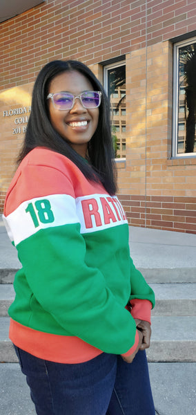 FAMU Color Block Sweatshirt | Florida A&M University